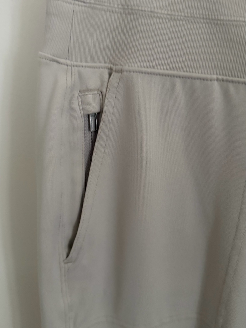 Athleta Beige/Tan Pull-On Wide Leg Pants - Picture 3 of 4